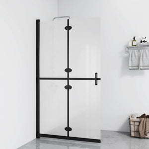 VidaXL Inloopdouchewand inklapbaar 120x190 cm ESG-glas mat
