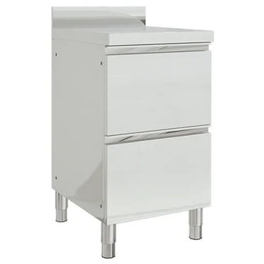 Vidaxl commerciële keukenkast met 2 lades 50x60x96 cm