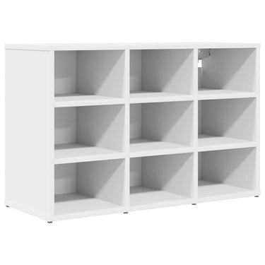 Vidaxl schoenenkast met plank wit 77,5 x 30 x 51 cm bewerkt hout
