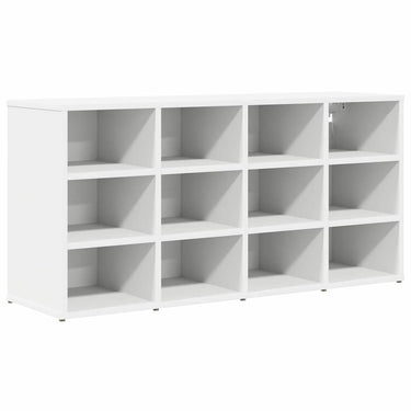 Vidaxl schoenenkast met plank wit 103 x 30 x 51 cm bewerkt hout