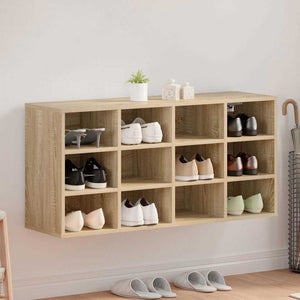 Vidaxl schoenenkast sonoma eiken 103 x 30 x 51 cm bewerkt hout