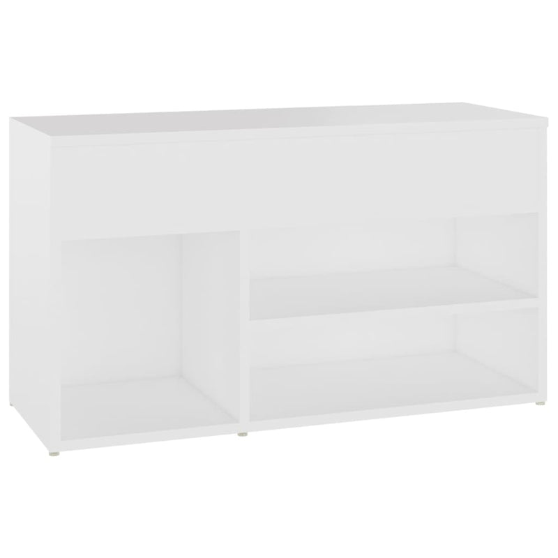 Load image into Gallery viewer, Vidaxl schoenenbank 80x30x45 cm bewerkt hout wit
