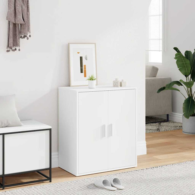 Load image into Gallery viewer, Vidaxl schoenenkast 60x35x70 cm bewerkt hout wit
