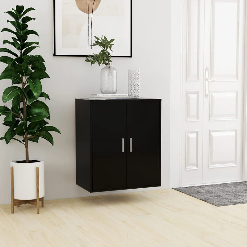Load image into Gallery viewer, Vidaxl schoenenkast 60x35x70 cm bewerkt hout zwart
