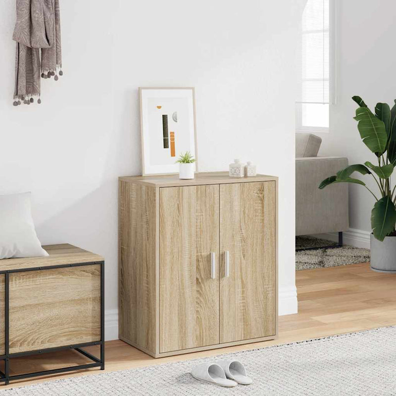 Load image into Gallery viewer, Vidaxl schoenenkast 60x35x70 cm bewerkt hout sonoma eikenkleurig
