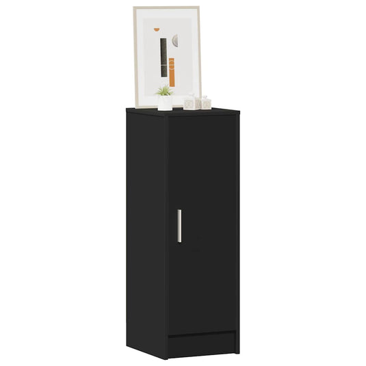 Vidaxl schoenenkast 32x35x92 cm bewerkt hout zwart