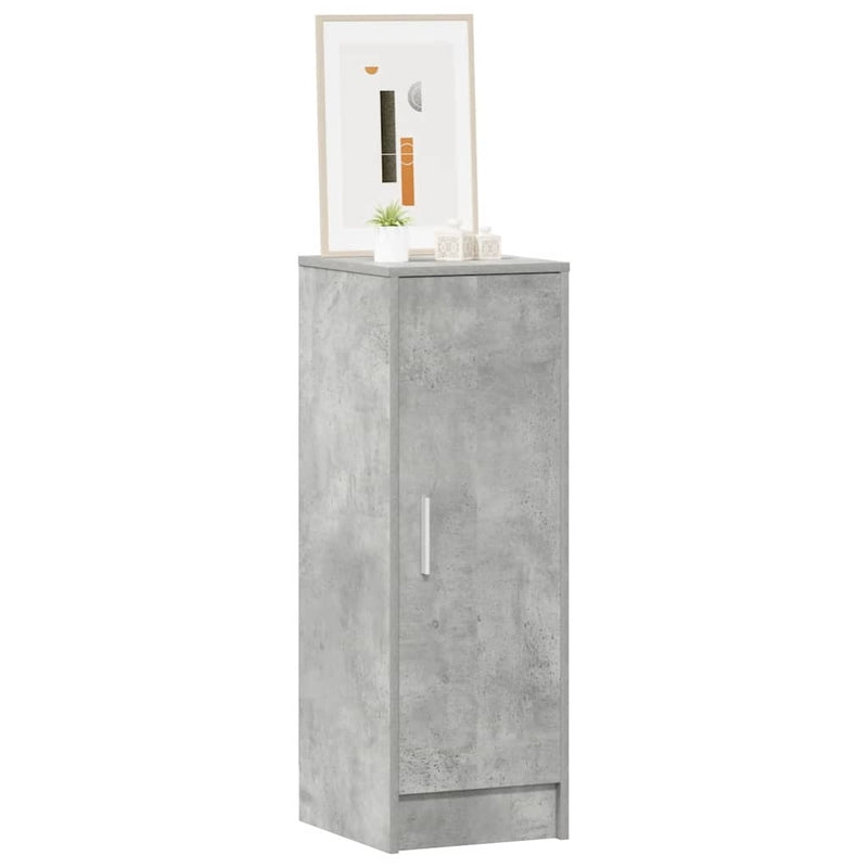 Load image into Gallery viewer, Vidaxl schoenenkast 32x35x92 cm bewerkt hout betongrijs
