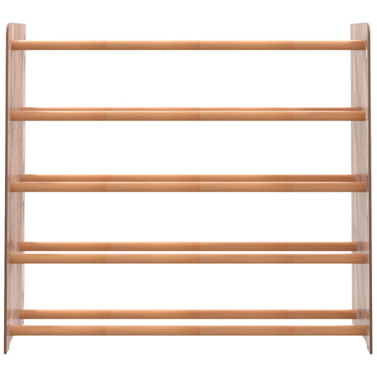 VidaXL Schoenenrek 90x24x81 cm bewerkt hout bruin