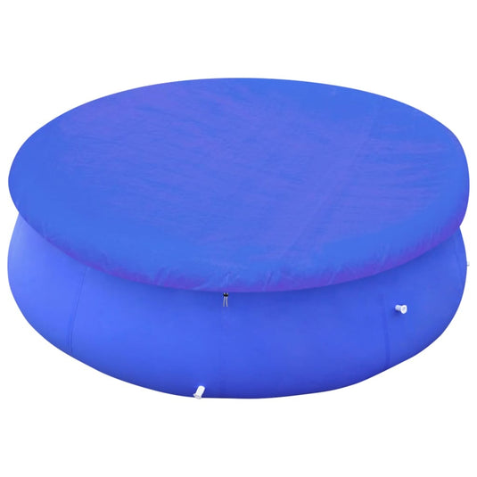 VidaXL Zwembadhoezen 2 st rond 90 g m² 540cm PE