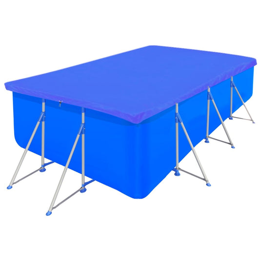 Vidaxl zwembadhoezen 2 st rechthoekig 90 g m² 400x207 cm pe