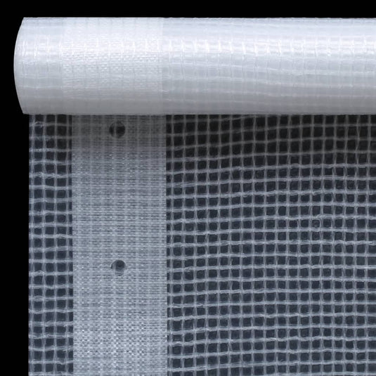 Vidaxl dekzeilen 2 st leno 260 g m² 1,5x20 m wit