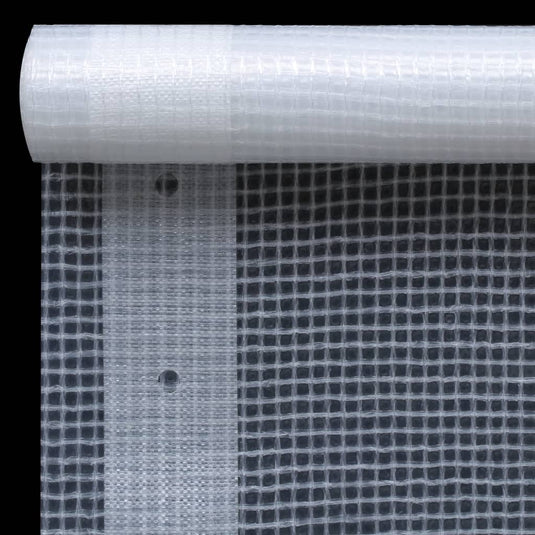 Vidaxl dekzeilen 2 st leno 260 g m² 2x4 m wit
