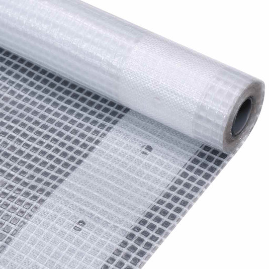 Vidaxl dekzeilen 2 st leno 260 g m² 2x15 m wit