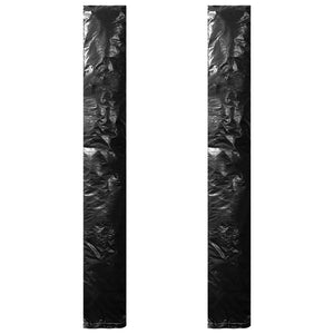 Vidaxl parasolhoezen 2 st met rits 250 cm pe