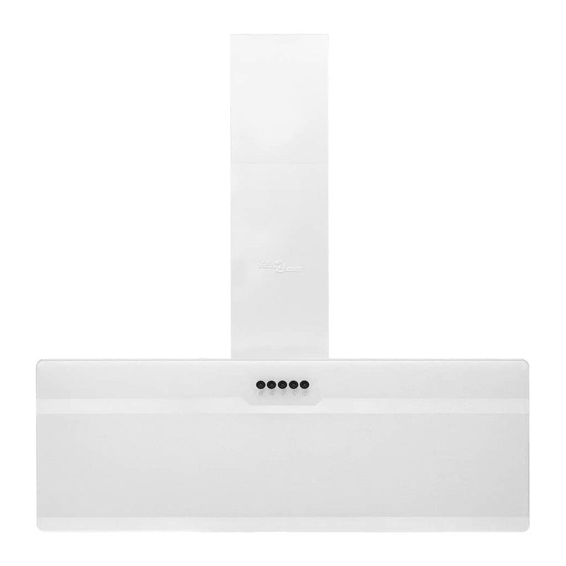 Load image into Gallery viewer, Vidaxl wandafzuigkap 90 cm staal en gehard glas wit
