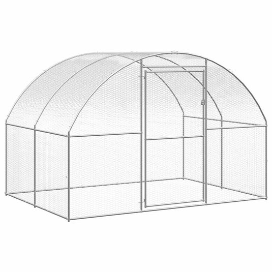 Vidaxl kippenren 3x2x2 m gegalvaniseerd staal