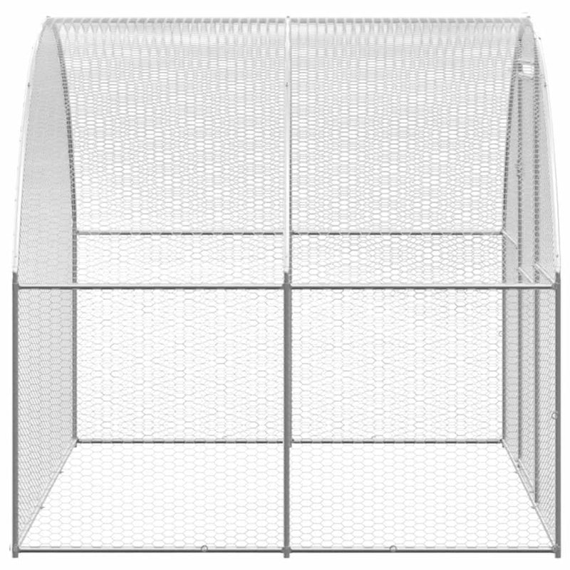 Load image into Gallery viewer, Vidaxl kippenren 3x2x2 m gegalvaniseerd staal
