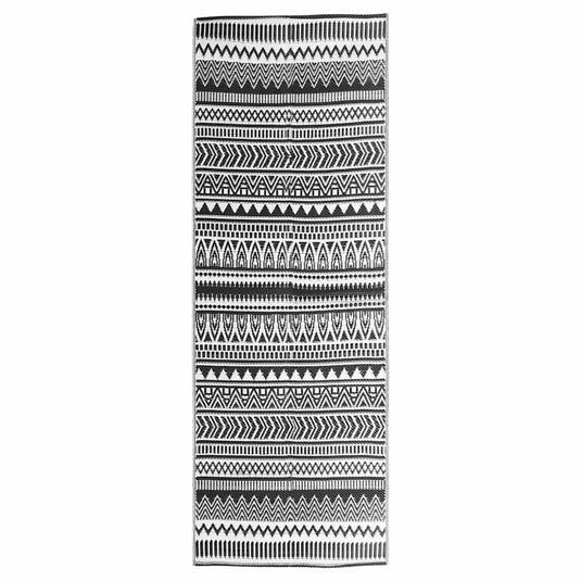 Vidaxl buitenkleed arakil 80x250 cm polypropeen zwart