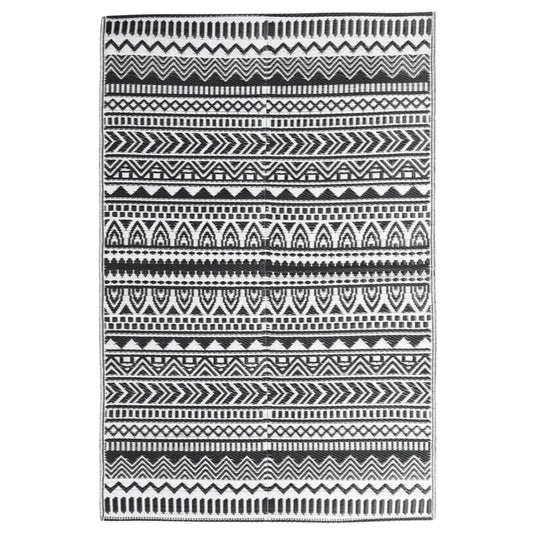 Vidaxl buitenkleed arakil 160x230 cm polypropeen zwart