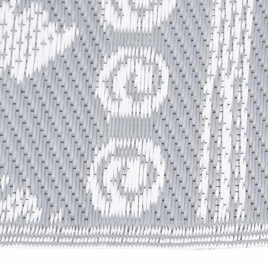 Vidaxl buitenkleed arakil 80x150 cm polypropeen grijs