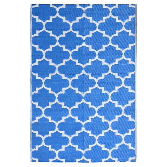 Vidaxl buitenkleed arakil 160x230 cm polypropeen blauw