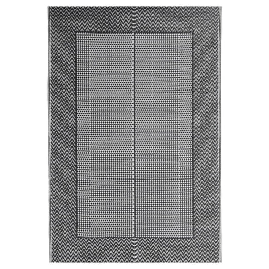 Vidaxl buitenkleed arakil 140x200 cm polypropeen zwart