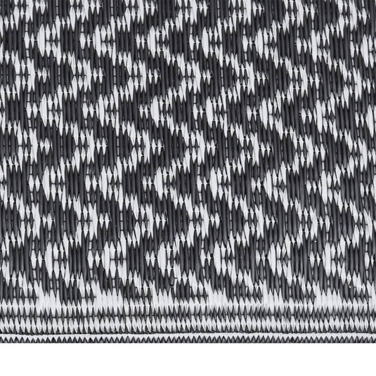 Vidaxl buitenkleed arakil 140x200 cm polypropeen zwart