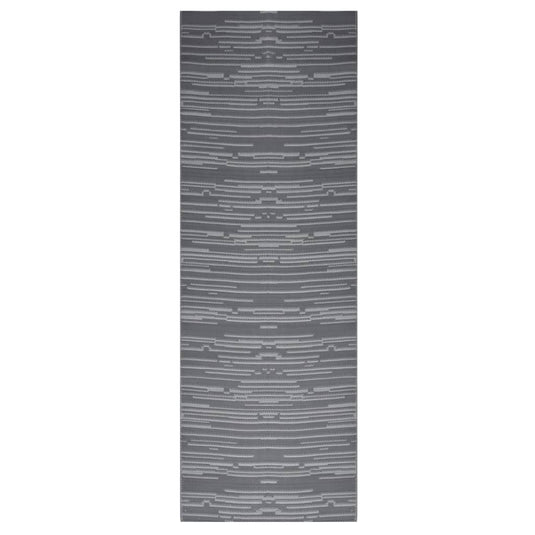 Vidaxl buitenkleed arakil 80x250 cm polypropeen antracietkleurig