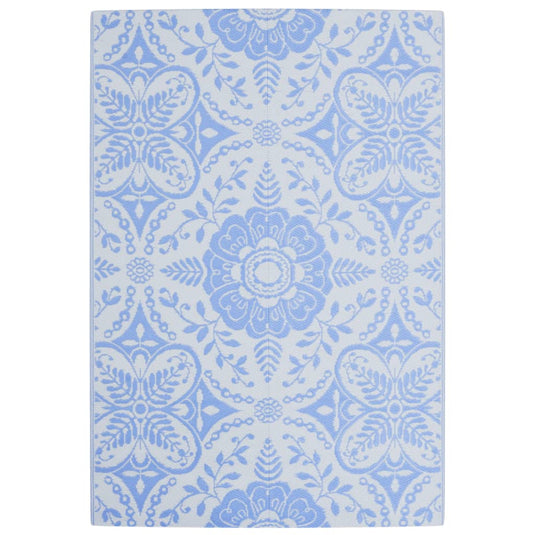 Vidaxl buitenkleed arakil 140x200 cm polypropeen babyblauw