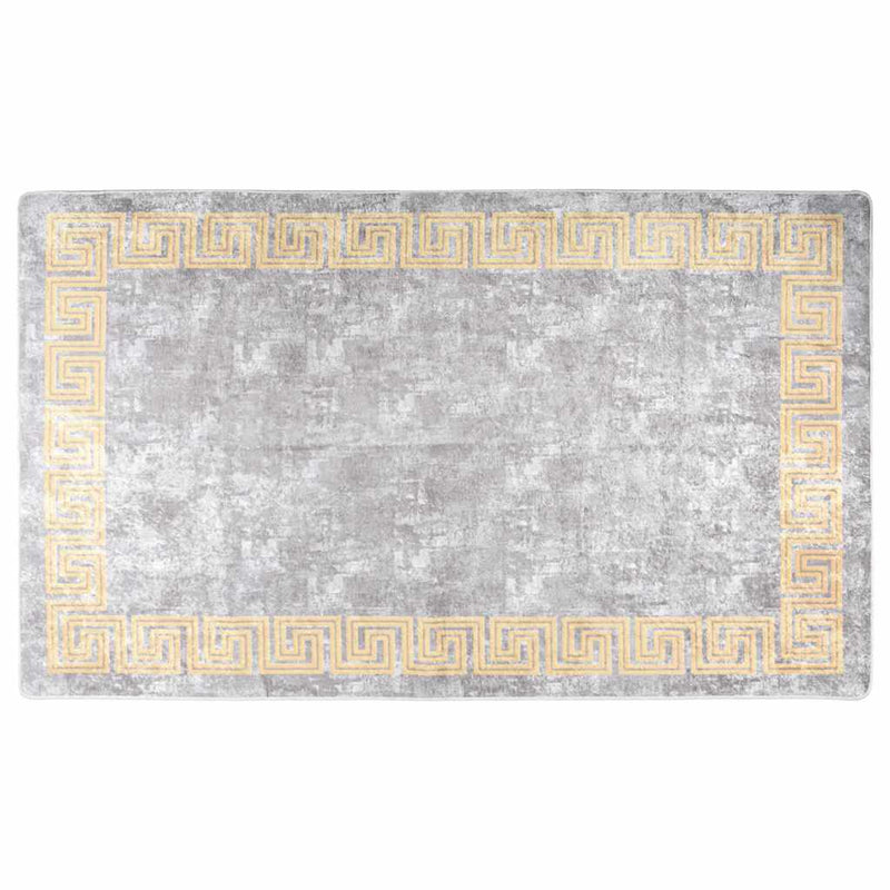 Load image into Gallery viewer, Vidaxl vloerkleed wasbaar anti-slip 120x180 cm grijs
