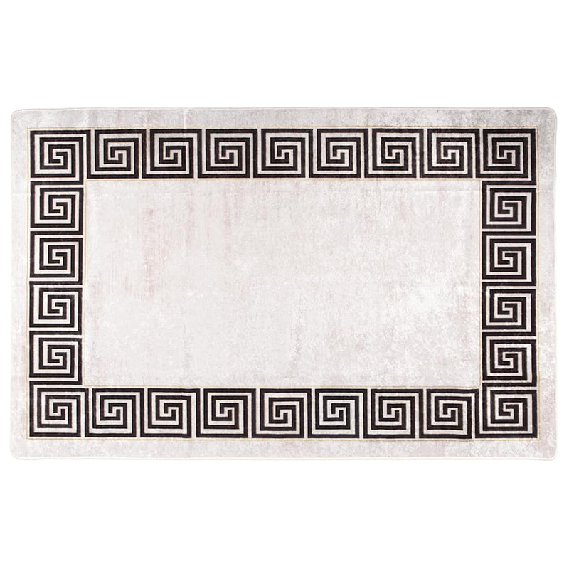 Load image into Gallery viewer, Vidaxl vloerkleed wasbaar anti-slip 80x150 cm lichtbeige
