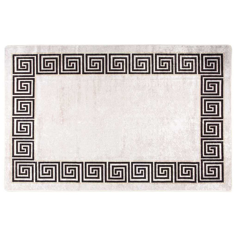 Chargez l'image dans la visionneuse de la galerie, Vidaxl vloerkleed wasbaar anti-slip 160x230 cm lichtbeige
