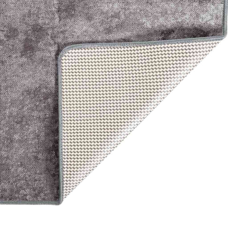 Load image into Gallery viewer, Vidaxl vloerkleed wasbaar anti-slip 120x180 cm grijs
