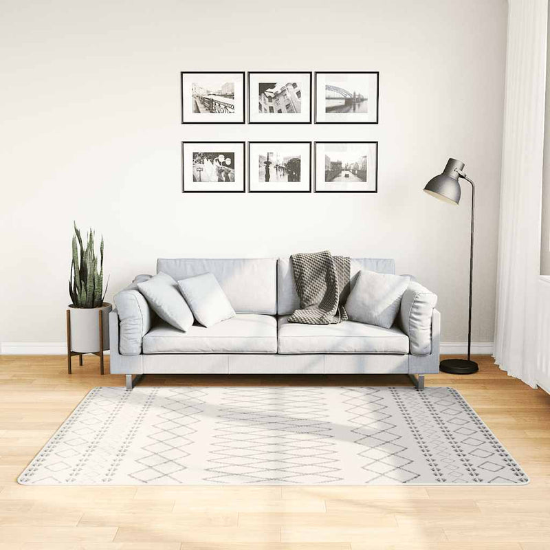 Load image into Gallery viewer, Vidaxl vloerkleed wasbaar anti-slip 120x180 cm zwart en wit

