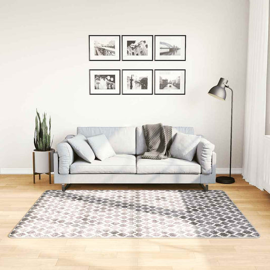 Vidaxl vloerkleed wasbaar anti-slip 120x180 cm meerkleurig