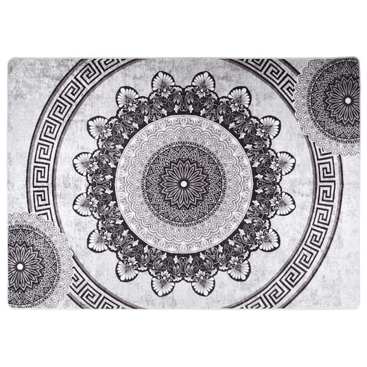 Vidaxl vloerkleed wasbaar anti-slip 120x180 cm meerkleurig