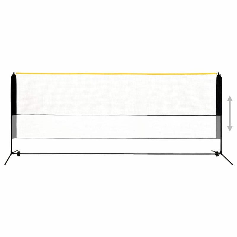Afbeelding laden in galerijviewer, Vidaxl badmintonnet verstelbaar 400x103x94-158 cm metaal
