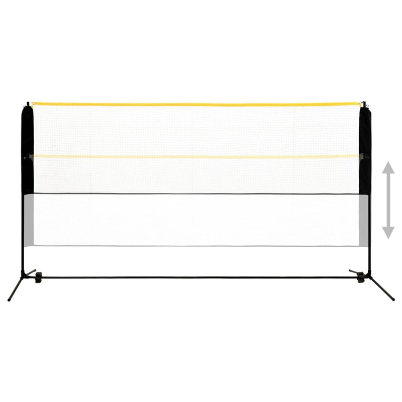 Load image into Gallery viewer, Vidaxl badmintonnet verstelbaar 300x103x94-158 cm metaal
