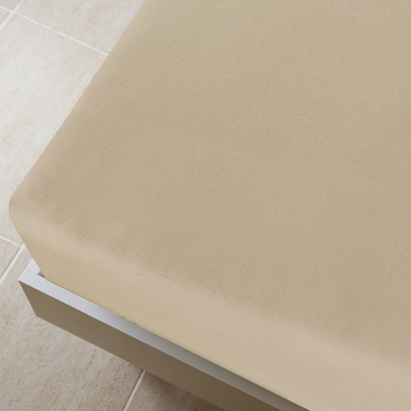 Load image into Gallery viewer, Vidaxl hoeslakens jersey 2 st 90x200 cm katoen taupe
