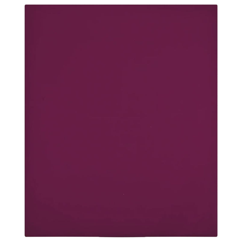 Load image into Gallery viewer, Vidaxl hoeslaken jersey 90x200 cm katoen bordeauxrood
