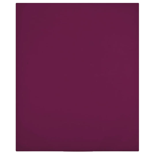 Vidaxl hoeslakens 2 st jersey 140x200 cm katoen bordeauxrood