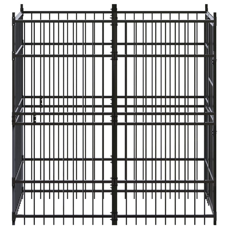 Load image into Gallery viewer, VidaXL Hondenkennel 1,84 m² staal
