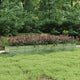 Vidaxl plantenbak verhoogd 400x80x45 cm gegalvaniseerd staal zilver