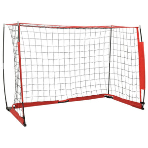 Vidaxl voetbaldoel 184x91x124,5 cm staal