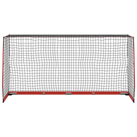 Vidaxl voetbaldoel 366,5x91x183 cm staal