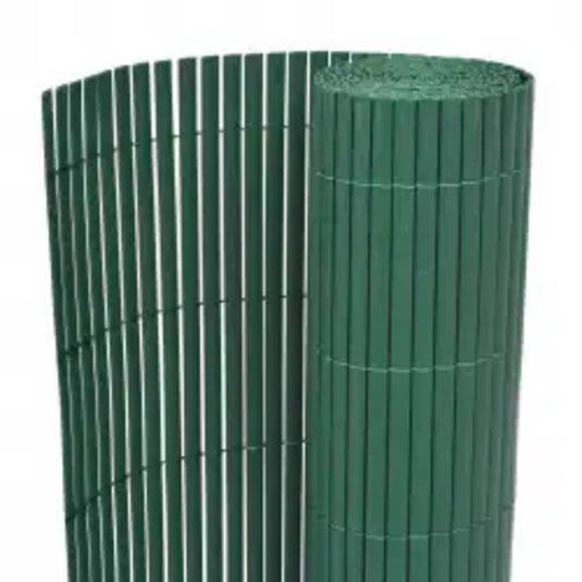 Vidaxl tuinafscheiding dubbelzijdig 110x400 cm groen