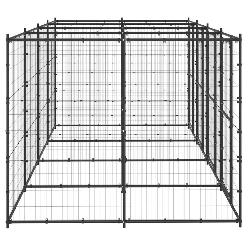 Load image into Gallery viewer, VidaXL Hondenkennel 9,68 m² staal
