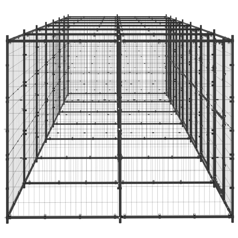 Load image into Gallery viewer, VidaXL Hondenkennel 16,94 m² staal
