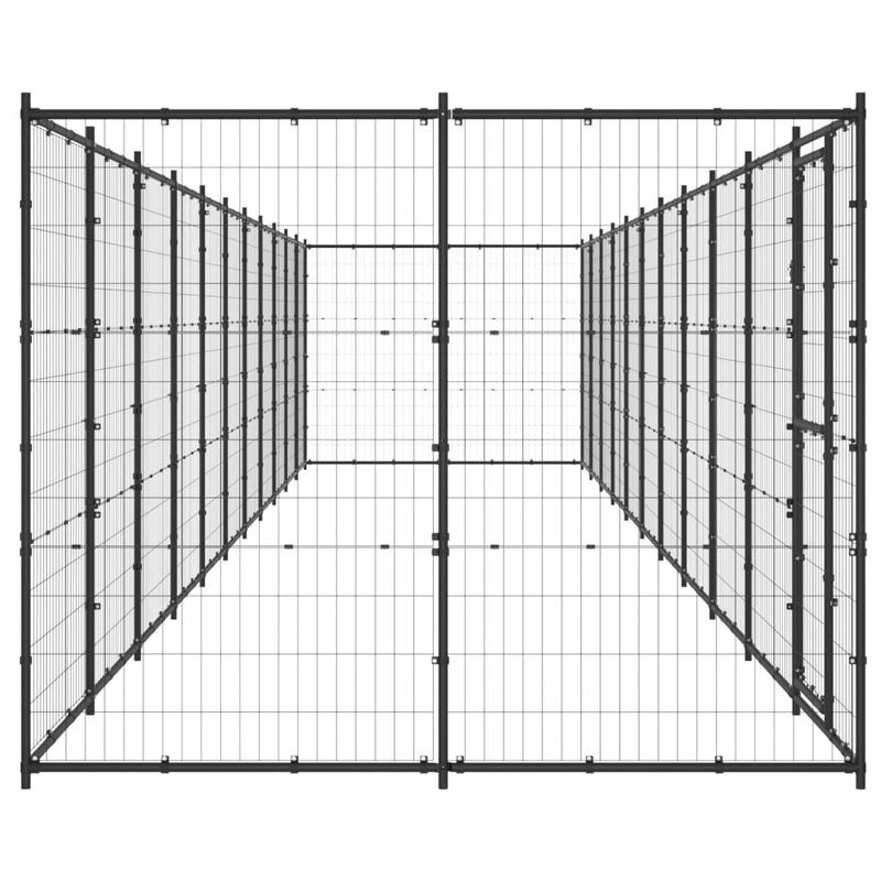Load image into Gallery viewer, VidaXL Hondenkennel 26,62 m² staal
