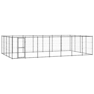 VidaXL Hondenkennel 33,88 m² staal